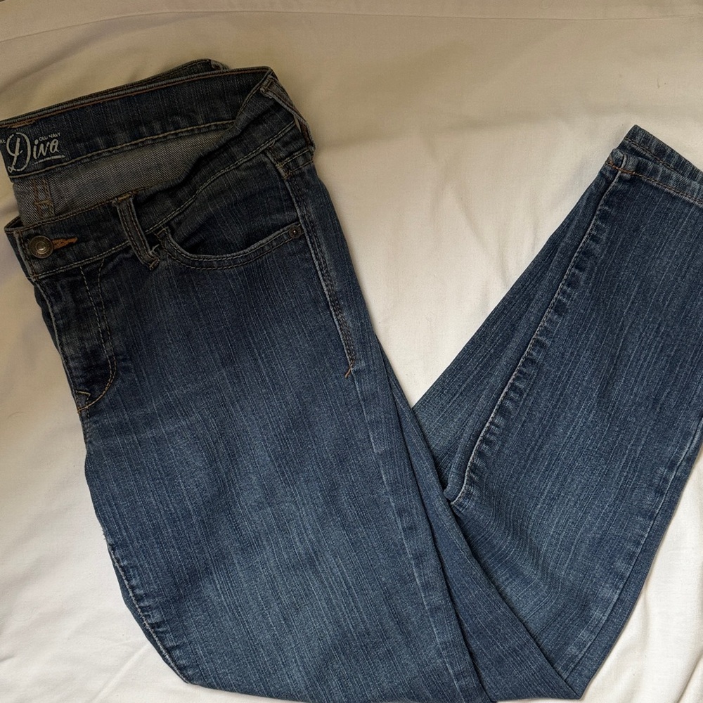 Old Navy Diva Women's Dark Indigo Straight leg Jeans